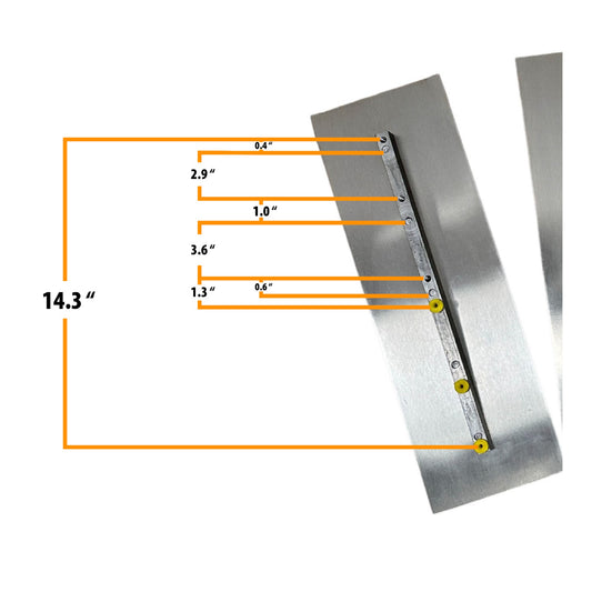 HOC 46 Inch Power Trowel Finishing Blades PMES120