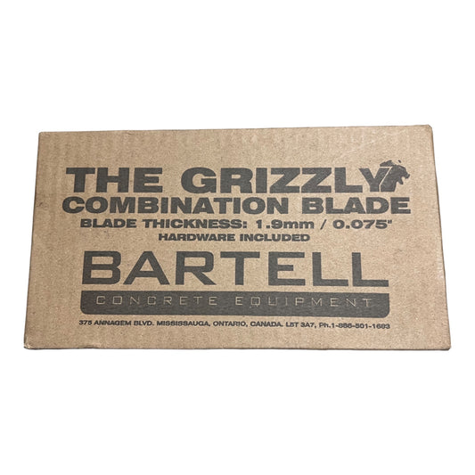Bartell Grizzly 24 Inch Power Trowel Combination Blades
