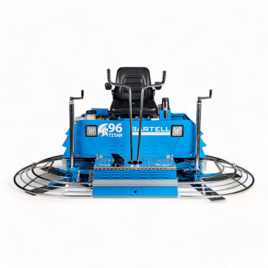 TITAN96 96 Inch Ride On Power Trowel, CVT Clutch, 180 RPM, Vanguard 37 HP EFI