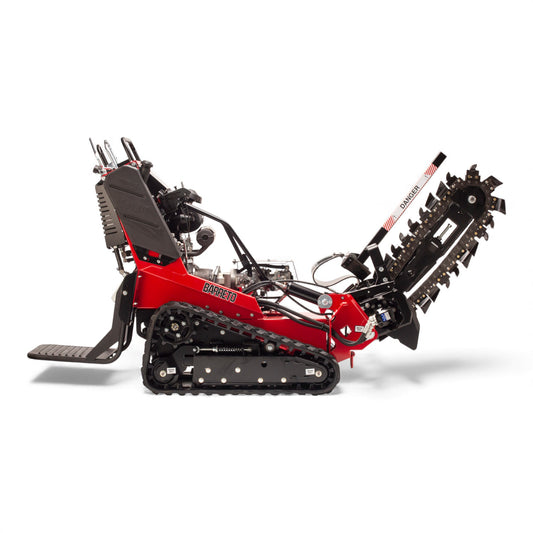 Barreto 2324RTKH trencher with Honda GX690 engine and 24–48 inch digging depth