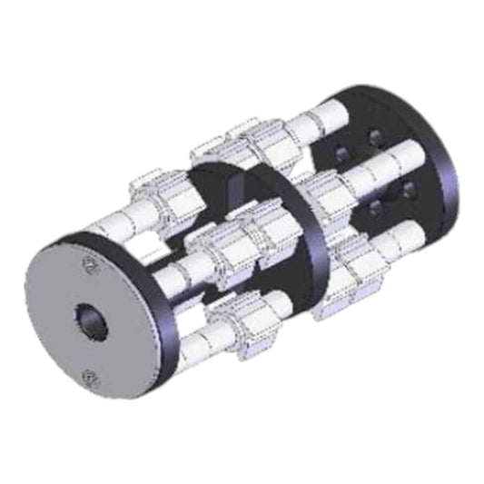 Bartell SP8 R160 Carbide Flail Roadline, A cage 4.75 Inch Path Scarifier Cage Assembly