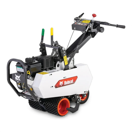 Bobcat SC18 18-inch mechanical drive sod cutter with heavy-duty cutting wheel and commercial Honda engine