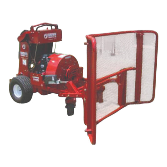 Brown Products BVZ4001HX/BVZ4000K ride-on blower-vac with high-capacity debris collection and powerful airflow