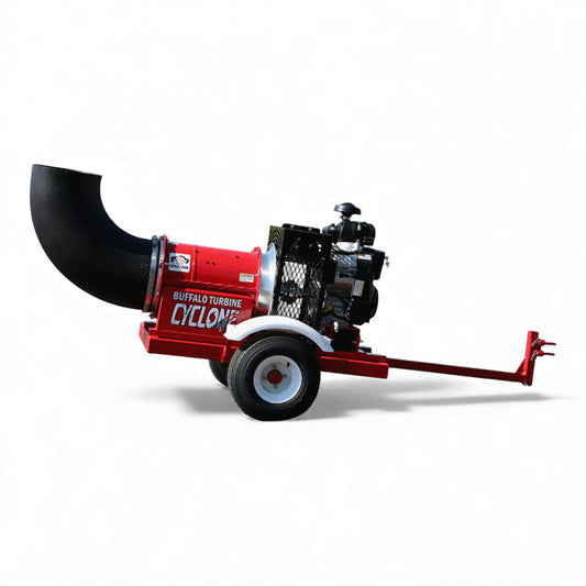 Buffalo Turbine Cyclone KB23 Debris Blower with high-power turbine, 23 HP engine, and 360-degree airflow nozzle