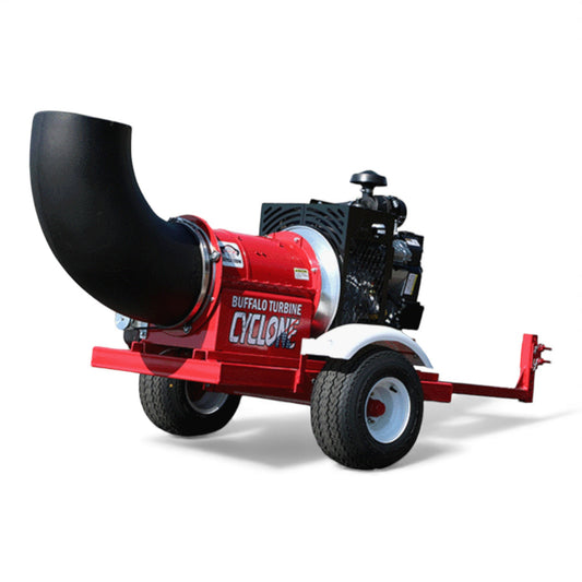 Buffalo Turbine Cyclone KB23 Debris Blower with high-power turbine, 23 HP engine, and 360-degree airflow nozzle
