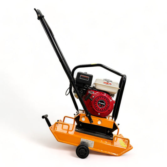 C100 17 Inch Commercial GX200 Plate Compactor + Reversible Handle