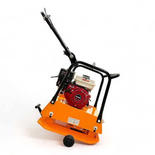 C120 18 Inch Commercial GX200 Plate Compactor + Wheel Kit