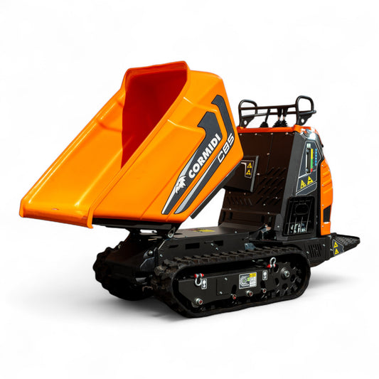 Dumper hidrostático de orugas Cormidi C85 RI-Poly, capacidad de carga de 800 kg (1764 lb)