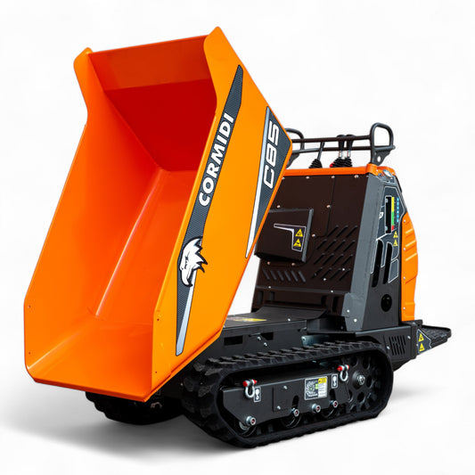 Dumper hidrostático de orugas Cormidi C85 RI, capacidad de carga de 800 kg (1764 lb)