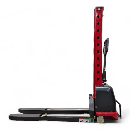 CDD05Z Semi Electric Self Loading Pallet Stacker 1100 lb + 51 '' Capacity - CSA and UL Certified