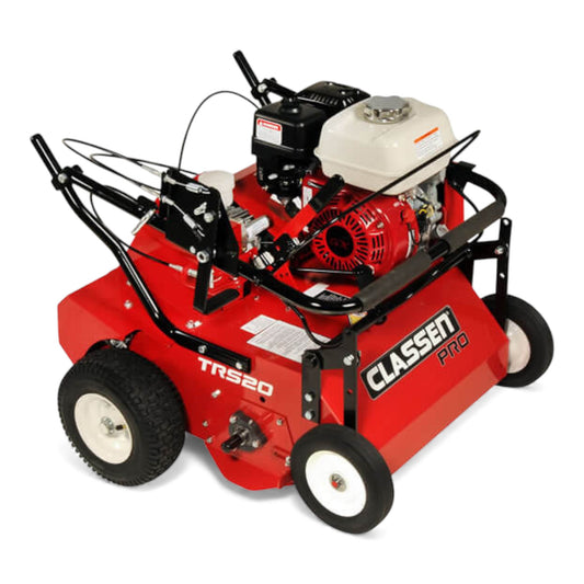 Classen TRS-20H 20-inch PRO hydro-drive turf rake with heavy-duty tine system and durable hydrostatic drive