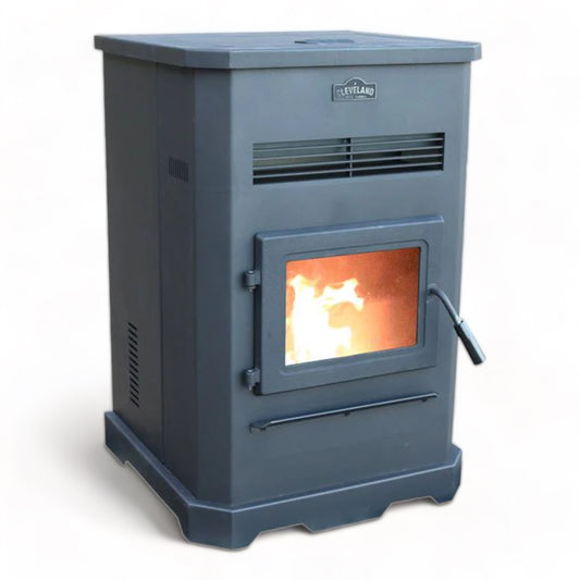 Cleveland Iron Works PS130W-CIW Large Pellet Stove - 130lb. Hopper