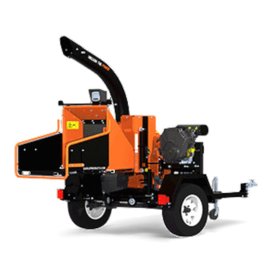 Crary Bearcat CH8993H 9 Inch Hydraulic Towable Turntable Wood Chipper - Briggs & Stratton Vanguard 35 HP Engine A