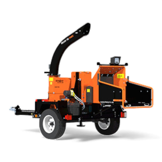 Crary Bearcat CH911DH 9 Inch Hydraulic Towable Wood Chipper - Kubota Diesel 24.8 HP Engine A