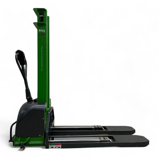 ELES10D Electric Self Propelled Self Loading Pallet Stacker 2204 lb + 51'' Capacity - CSA and UL Certified