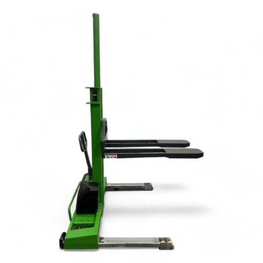 ELES10EAW - Semi Electric Self Loading Pallet Stacker 2204 lb + 51'' Capacity - CSA and UL Certified