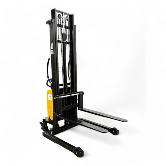 EMS1035W - Semi Electric Wide Leg Stacker 1000 kg (2204 lbs) + 138'' Capacity - CSA and UL Certified