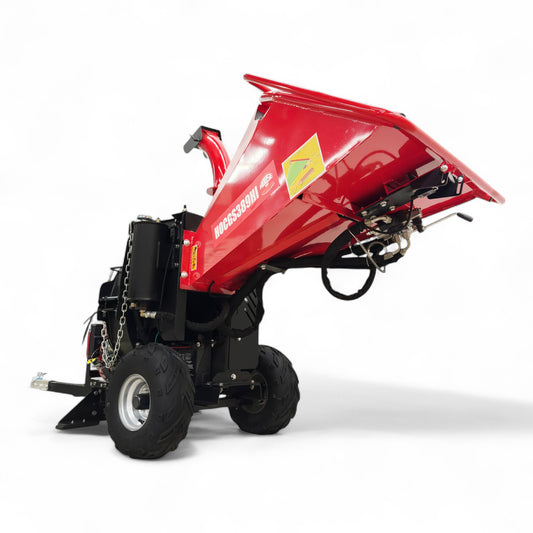 HOCGS389HI 5 Inch Towable Hydraulic Infeed Wood Chipper, Honda GX390 13 HP Engine + Electric Start