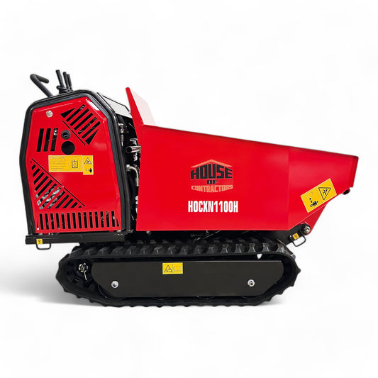 HOCXN1100H Hydrostatic Honda 9 HP Hydraulic Tip Track Dumper 500 kg (1102 lb) Load Capacity