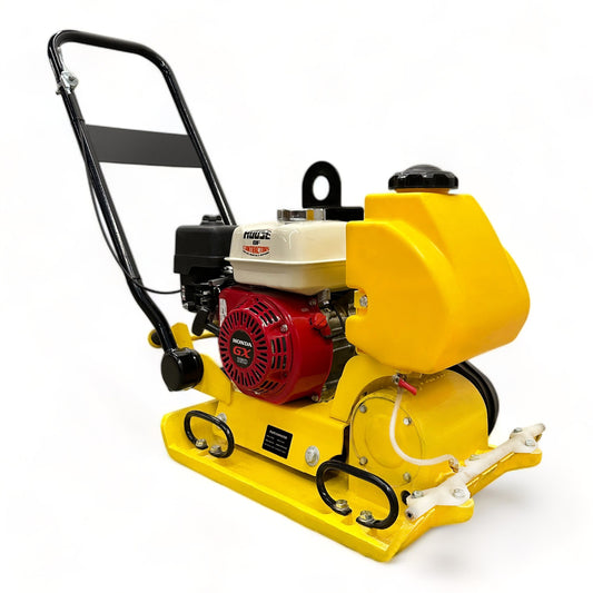 HZR80 Pro 16 pulgadas Honda GX160 Compactor de placa + kit de ruedas + kit de agua