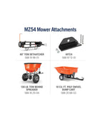Husqvarna MZ54 Zero-Turn Mower 24 HP Kawasaki 54'' Clear Cut 3 Blade ZT3100