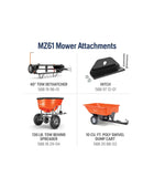 Husqvarna MZ61 Zero-Turn Mower 27 HP Endurance 61'' Fabricated Deck 3 Blade