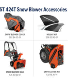 Husqvarna ST424T Professional Snow Blowers