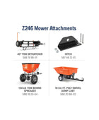 Husqvarna Z246 Zero-Turn Mower 20 HP Endurance 46'' Stamped Deck