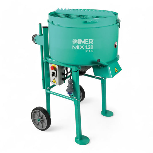IMER MIX 120 PLUS Portable Vertical Shaft Paddle Mixer