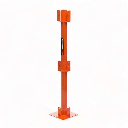 IPS Pro Guard 70-8020 40 x 2, 39" Post Kit, with 8" base, Powder-coated steel