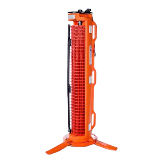 IPS RapidRoll 70-7000 Système de clôture à 3 pattes, 50 pieds de clôture avec 4 messages inclus