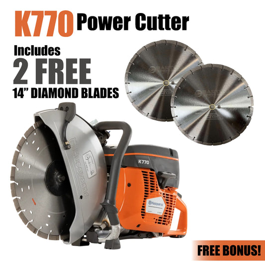 K770 14 Inch Husqvarna Power Cutter 73.5cc 5Hp