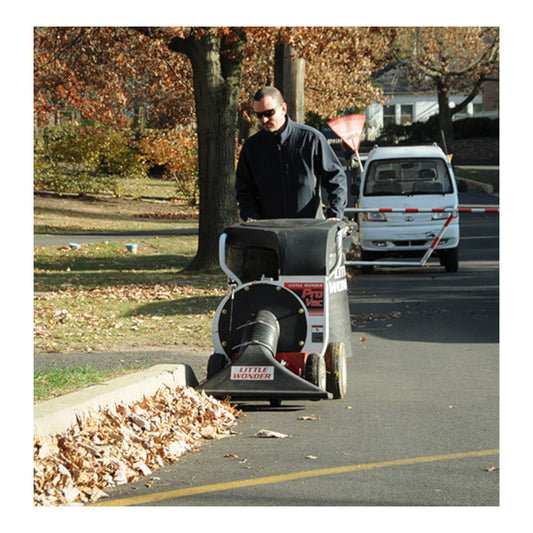 Little Wonder Pro Vac Briggs & Stratton Vanguard debris vacuum with high-capacity impeller and heavy-duty collection system