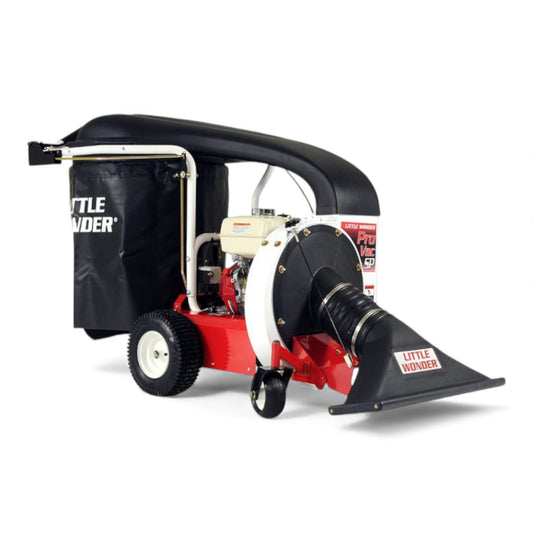 Little Wonder Pro Vac SP debris vacuum with Honda GX270 engine and high-capacity collection system