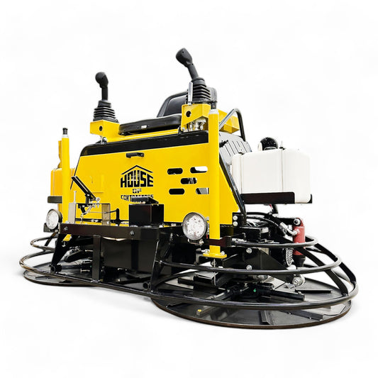 QUMH78 Hydraulic 36 Inch Ride On Power Trowel, Honda GX690 22 HP, 155 RPM