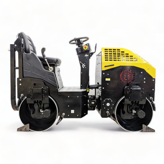 Rwyl42a Double Drum Tandem Roller, 1980 lb, 4495 lbf, Honda GX390 13 HP