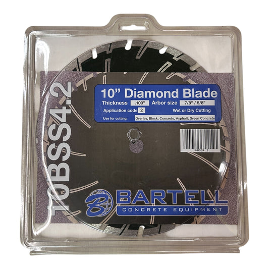Bartell 10 Inch Diamond Blade for SG10 Saw