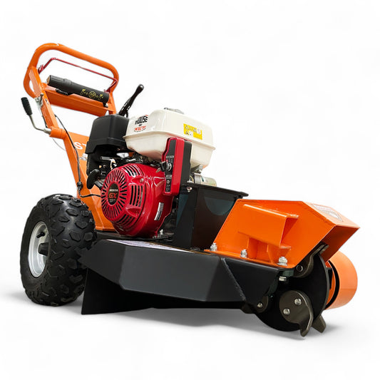 STG13 Towable Stump Grinder - 13 HP Honda Engine, Electric Start, 24 Inch Above-Ground Grinding, Tungsten Carbide Teeth