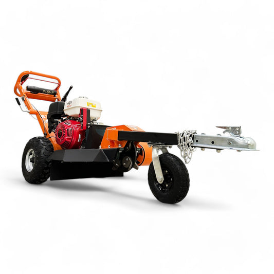 STG13 Towable Stump Grinder - 13 HP Honda Engine, Electric Start, 24 Inch Above-Ground Grinding, Tungsten Carbide Teeth