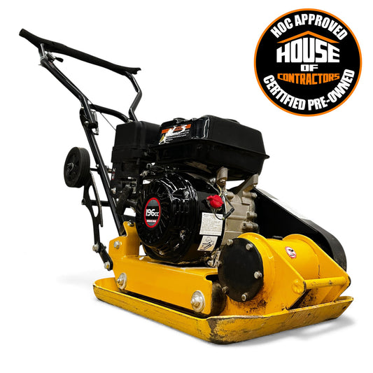 HOC C50 14 Inch Plate Compactor - 196cc Engine, 2473.89 lbs Compaction Force A