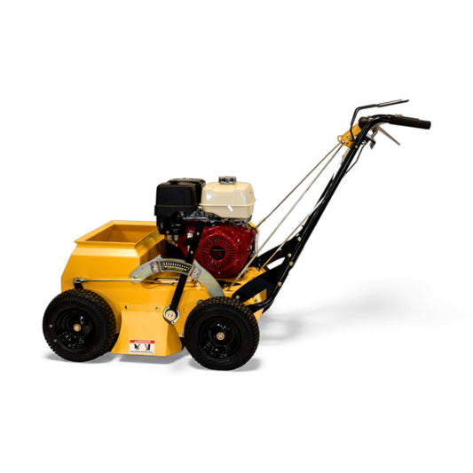 Stinger SUPERSEEDER 2400 24-inch hydrostatic walk-behind powerseeder with Honda GX390 engine