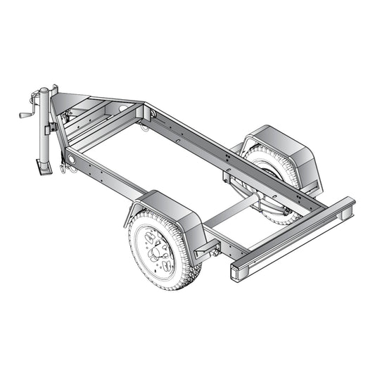 MQ Power TRLR25US2 Single Axle Trailer