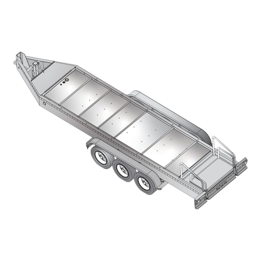Remolque de triple eje MQ Power TRLR600XFBP3E