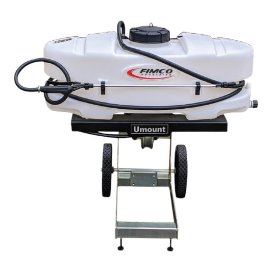 Umount 15-gallon 60 PSI adjustable liquid impulse sprayer with precision spray controls