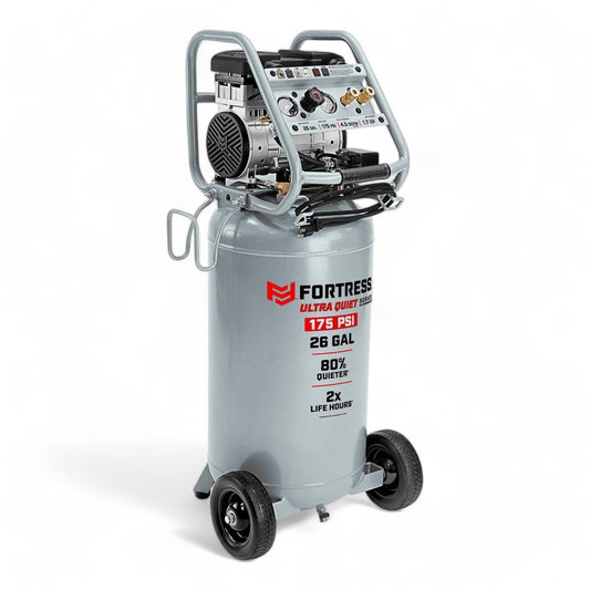VC26 26 Gallon 175 PSI Ultra Quiet Vertical Shop/Auto Air Compressor