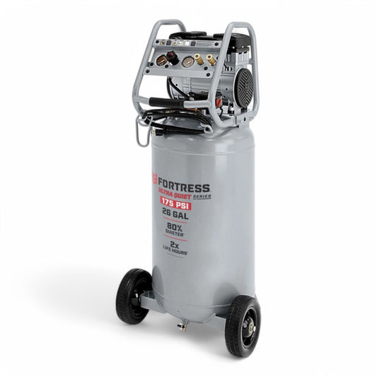 VC26 26 Gallon 175 PSI Ultra Quiet Vertical Shop/Auto Air Compressor
