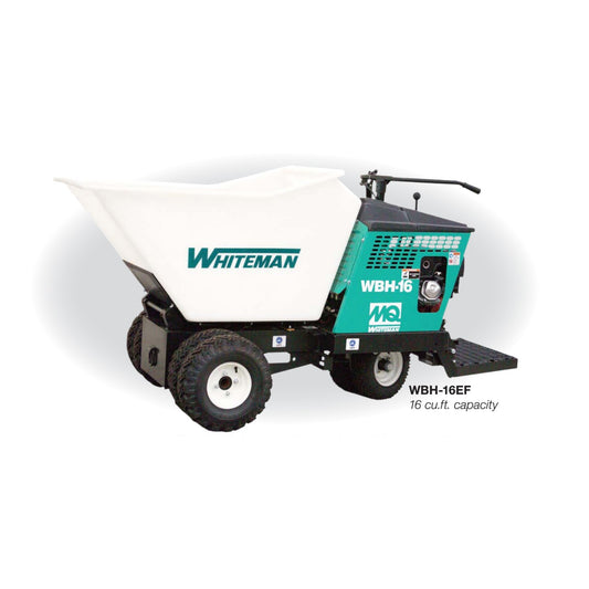 Whiteman WBH-16 Hydraulic Dumper Buggy 1133.98 Kg (2500 Lb) Load Capacity