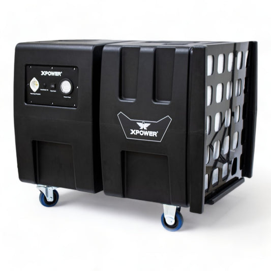 Xpower AP2000 2000cfm Sistema de filtración de aire de aire portátil de 2 velocidades