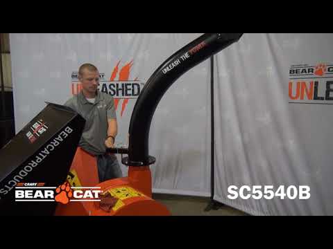 Crary Bear Cat SC5540B 5 Inch PTO Wood Chipper/Shredder/Blower - 25 – 45 HP PTO Input Power Range B