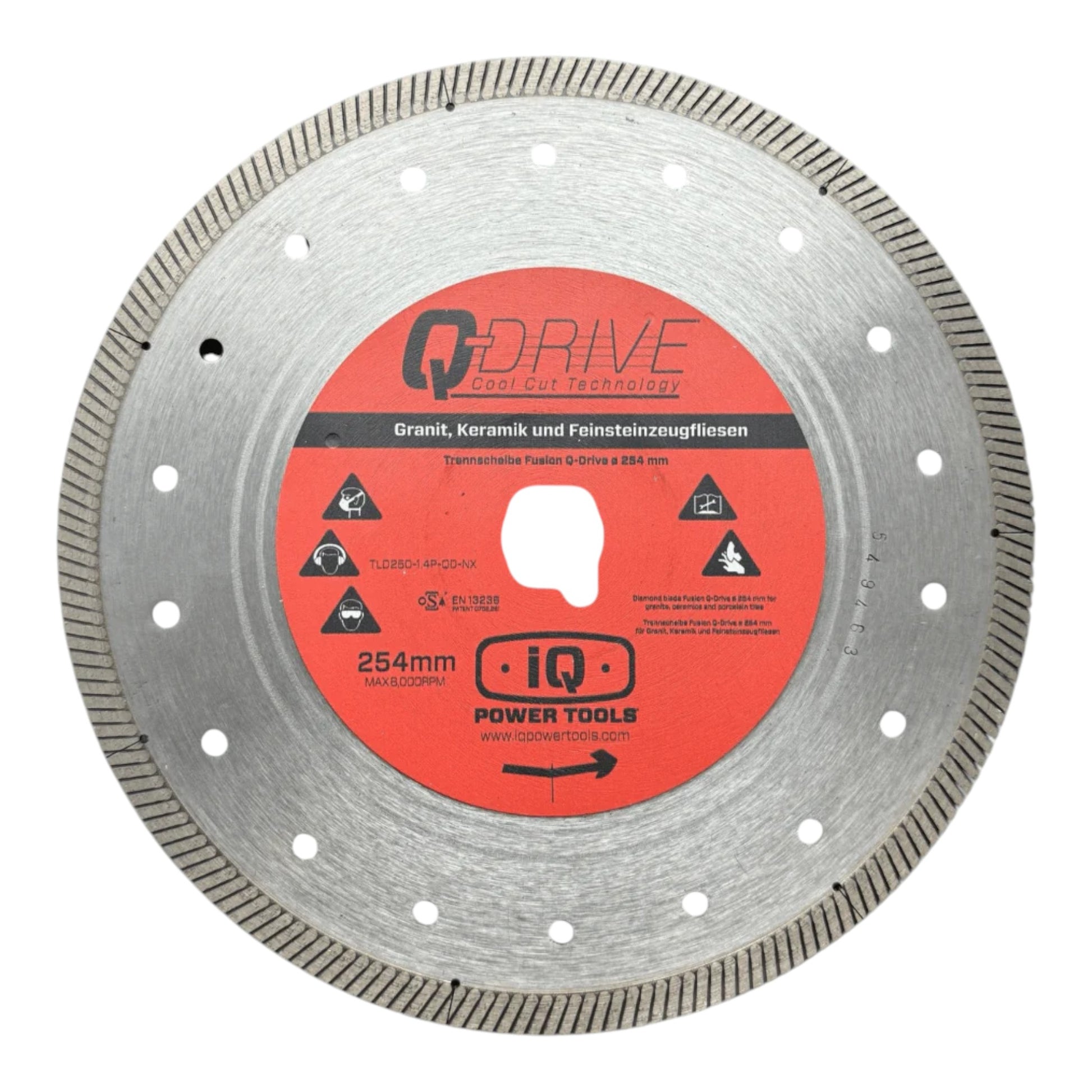 iQ Power Tools 10 Inch Q-Drive Blades for iQTS244